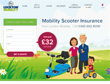 Tablet Screenshot of locktonmobility.co.uk